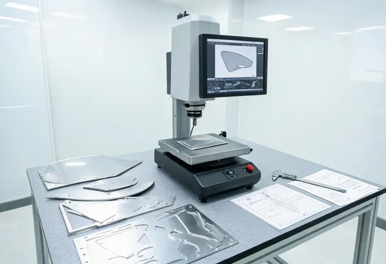 Aerospace sheet part inspection