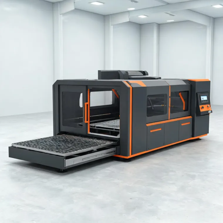 Bodor laser system in an industrial cell